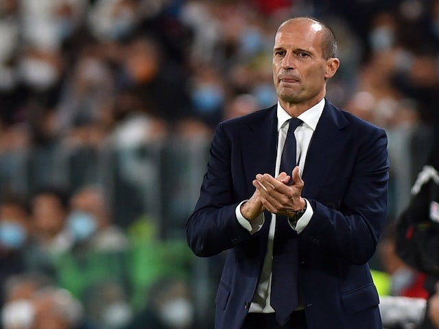 Juventus coach Massimiliano Allegri on September 19, 2021
