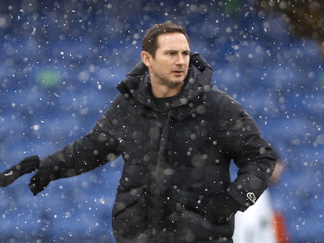 Chelsea manager Frank Lampard pictured on January 24, 2021