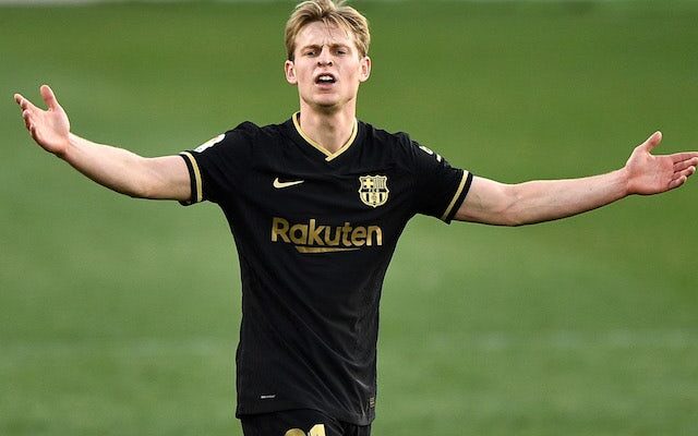 Barcelona ‘could sell Frenkie de Jong to fund Raheem Sterling move’