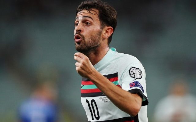 Bernardo Silva trains with Portugal ahead of Serbia clash