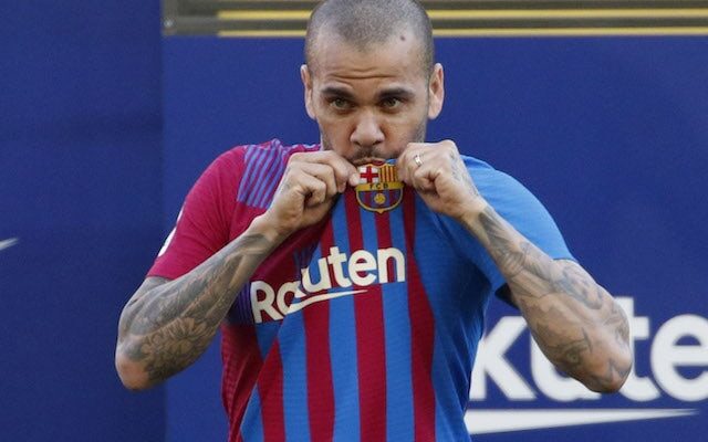 Dani Alves vows to make his mark on the field for Barcelona