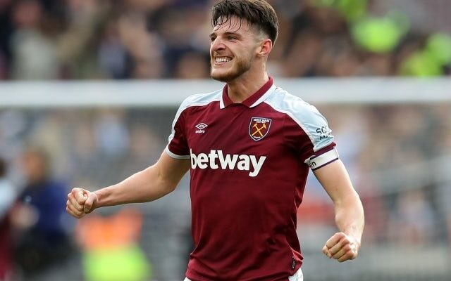 Declan Rice: ‘I want to play in the Champions League with West Ham United’