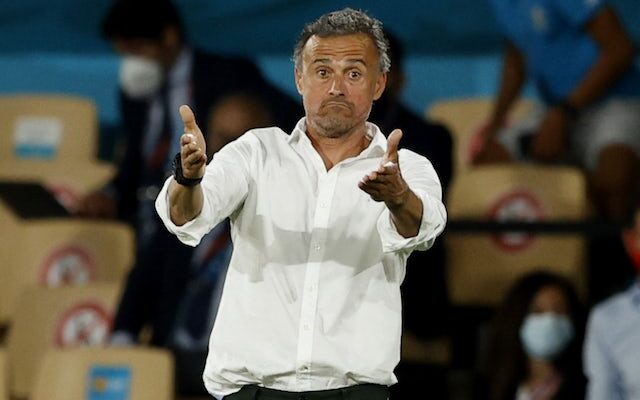Luis Enrique insists Spain will not settle for a draw against Sweden