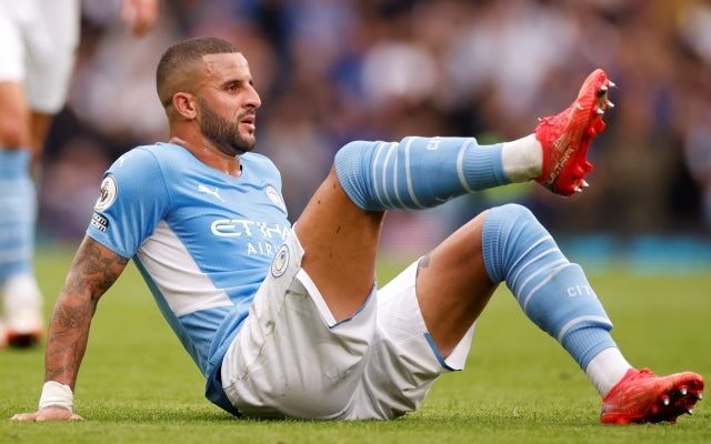 Manchester City’s Kyle Walker a doubt for Manchester United clash