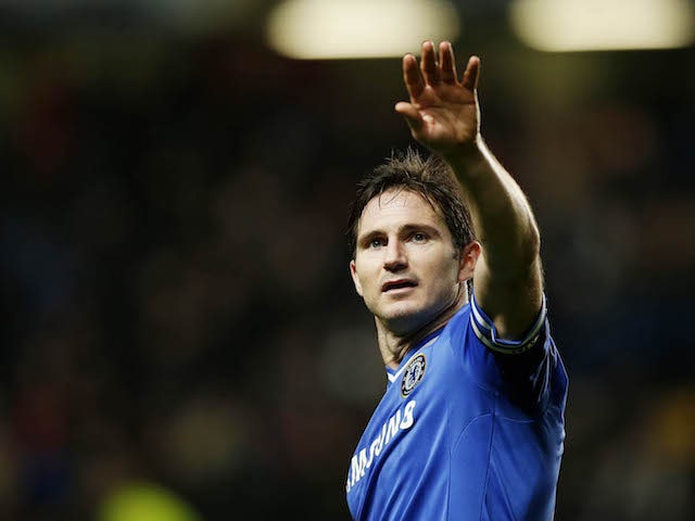 Frank Lampard in action for Chelsea in 2014