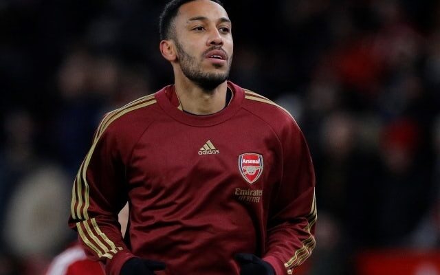 Arsenal’s Pierre-Emerick Aubameyang arrives in Barcelona to complete loan move