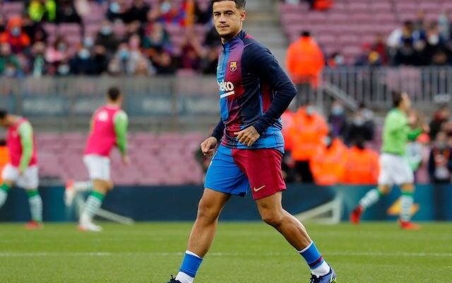 Barcelona midfielder Philippe Coutinho ‘to decide between two clubs tomorrow’