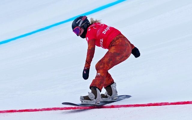 Great Britain’s Charlotte Bankes eliminated in snowboard cross quarter-finals