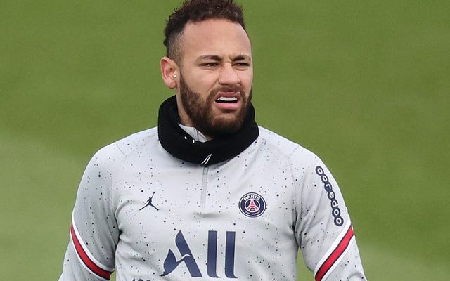 Neymar back in Paris Saint-Germain training ahead of Real Madrid clash