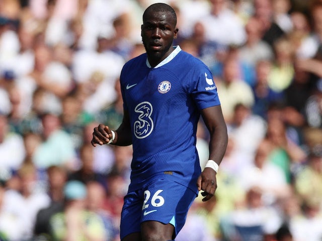 Kalidou Koulibaly in action for Chelsea on August 21, 2022