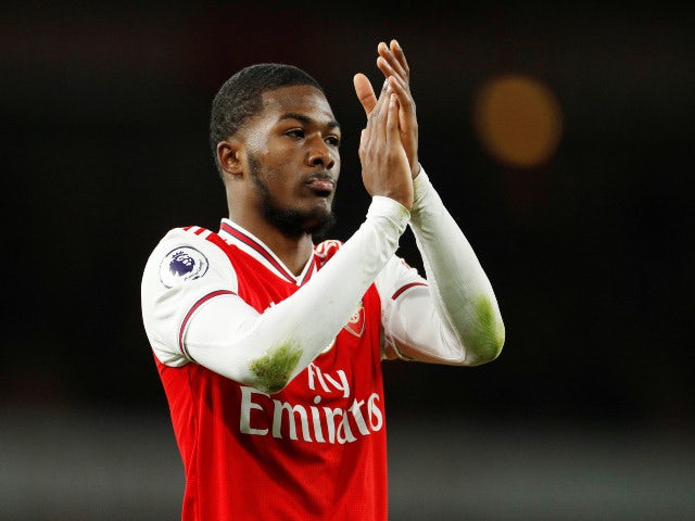 Ainsley Maitland-Niles pictured for Arsenal in December 2019