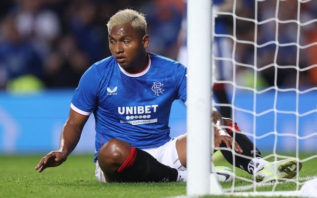 Alfredo Morelos left out of Rangers squad for PSV Eindhoven clash