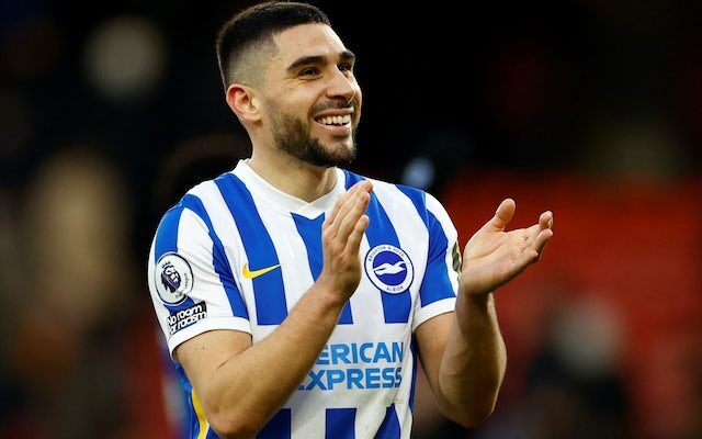 Fulham ‘discussing £15m deal for Brighton & Hove Albion’s Neal Maupay’