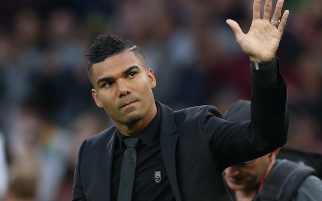 Manchester United confirm Casemiro squad number