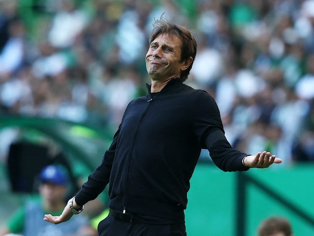 Antonio Conte in charge of Tottenham Hotspur on September 13, 2022