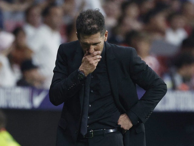 Atletico Madrid manager Diego Simeone on September 10, 2022