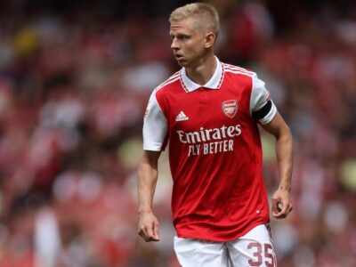 Arsenal’s Oleksandr Zinchenko suffers fresh injury setback
