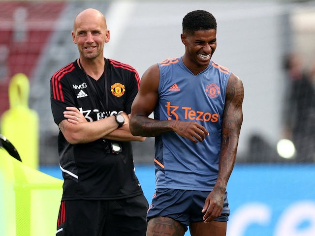 Manchester United forward Marcus Rashford pictured on July 11, 2022