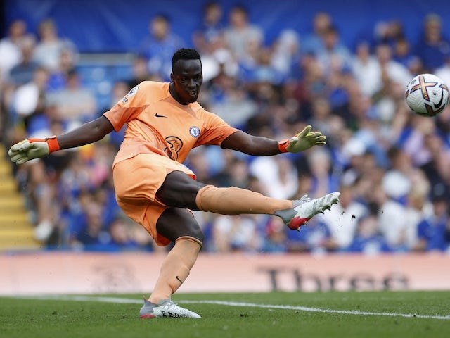 Edouard Mendy in action for Chelsea on August 27, 2022