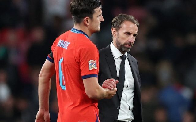 England manager Gareth Southgate defends continued Harry Maguire selection