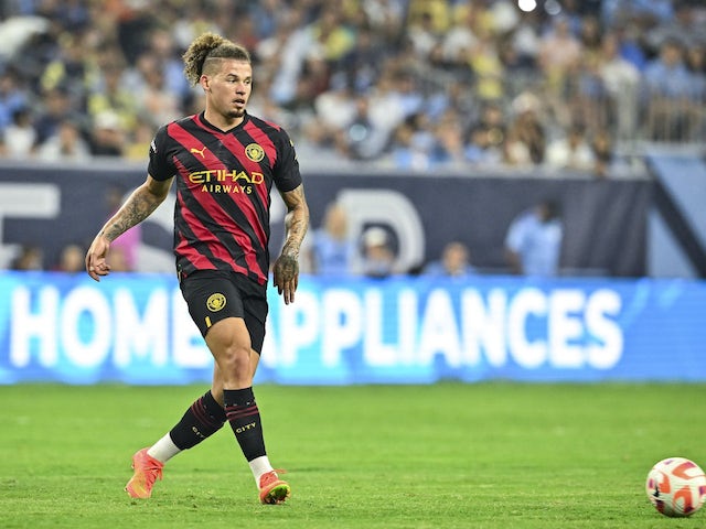 Kalvin Phillips in action for Man City on July 20, 2022
