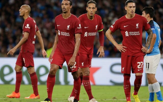 Jurgen Klopp: ‘Napoli defeat was my worst game at Liverpool’
