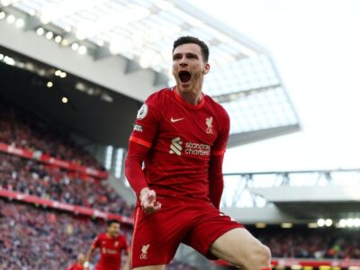 Liverpool’s Andy Robertson out of Ajax, Chelsea games with kne injury