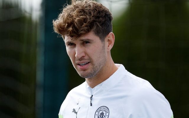 Manchester City’s John Stones absent from training ahead of Manchester United clash