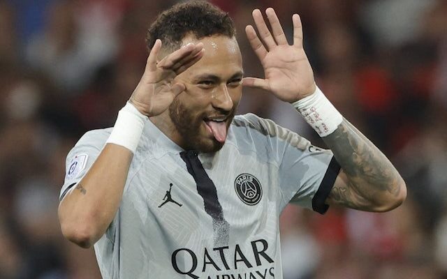 Paris Saint-Germain’s Neymar aiming to end scoreless record against Brest