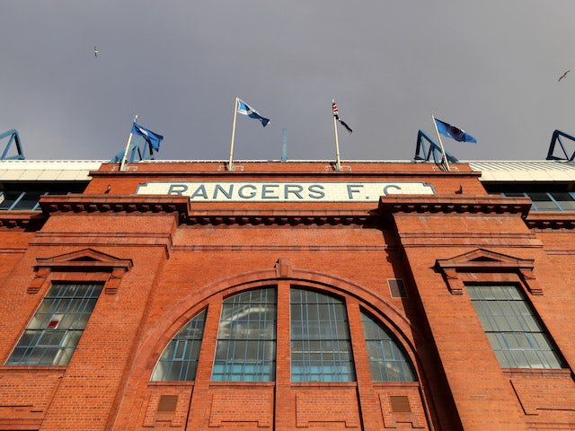A general shot of Rangers' Ibrox Stadium on November 22, 2020