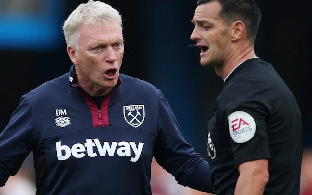 West Ham United boss David Moyes: ‘I have lost faith in referees’