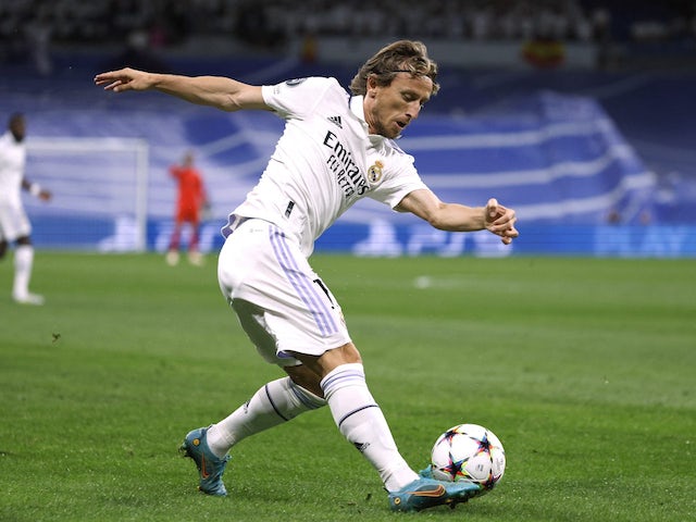 Luka Modric in action for Real Madrid on September 14, 2022