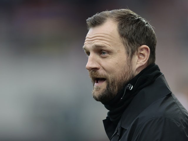 Mainz 05 coach Bo Svensson on February 26, 2022