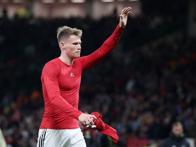 Manchester United's Scott McTominay on October 13, 2022