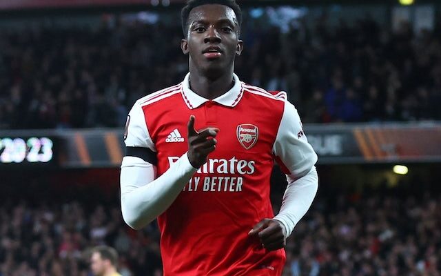 Arsenal’s Eddie Nketiah out to make English football history against Bodo/Glimt