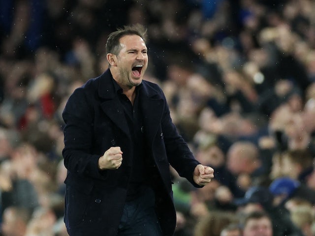 Everton manager Frank Lampard on October 9, 2022