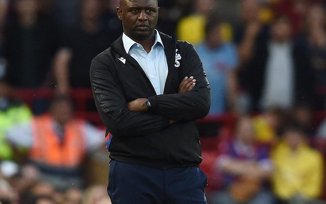 Patrick Vieira challenges Crystal Palace players to change mindset